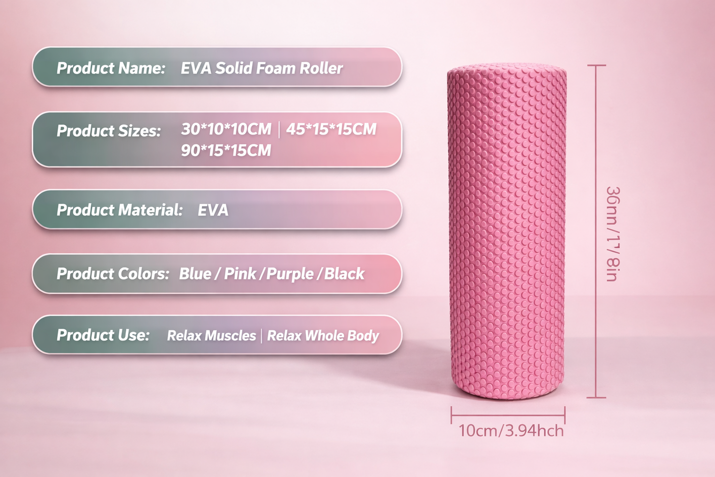 Health Haven Recovery Foam Roller