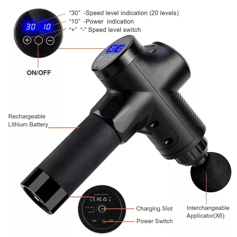 Torvex™ Deep Tissue Massage Gun (The 10-Minute Daily Fix for Sore, Tight, Overworked Muscles)